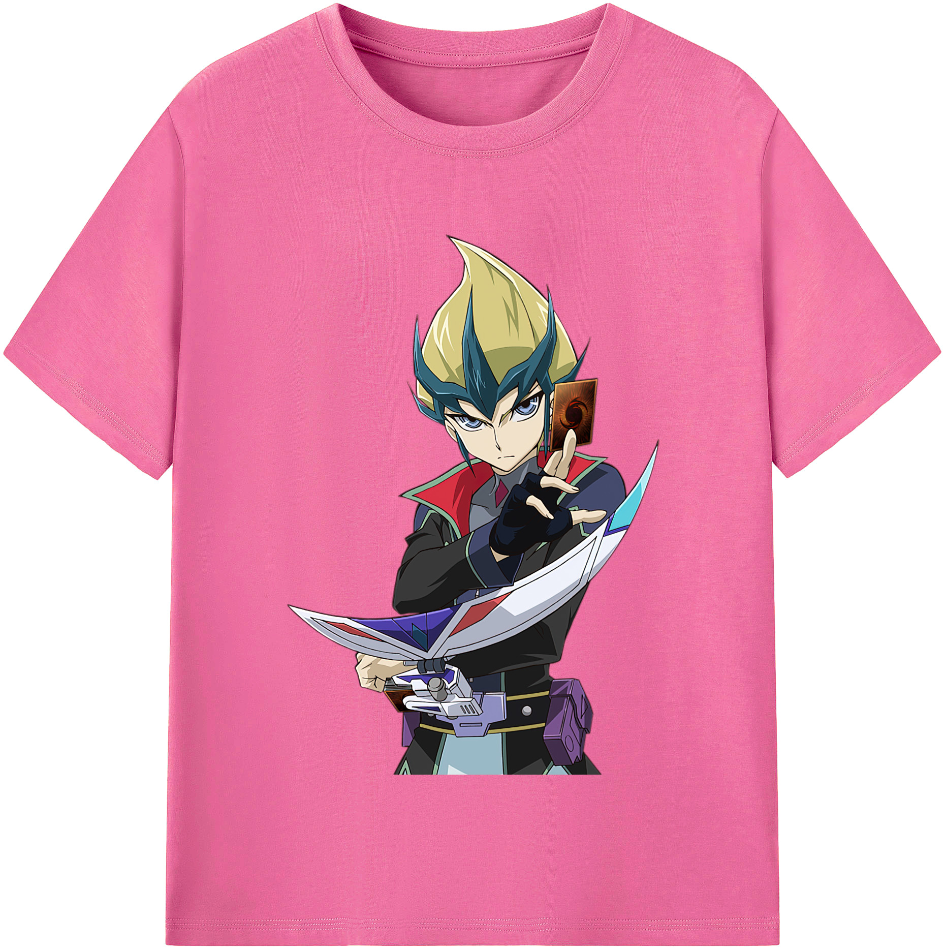 （画像用） 遊☆戯☆王 Yu-Gi-Oh! レディースカジュアルプリントTシャツ（綿100％）
